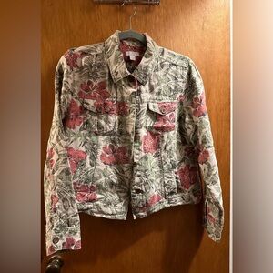 Charter Club Petite 100% Linen Jacket